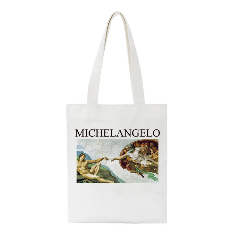 Michelangelo modi nove ženske priložnostne platno torba zabavno črke risanka natisne Harajuku preppy ulzzang ramo torbe
