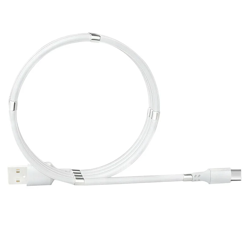 Micro USB Tip C Kabel Polnilnika Datum Kabel Magnetni Enostavno Tuljavo in Organizirati Žice Za Samsung Huawei Xiaomi Android za iPhone