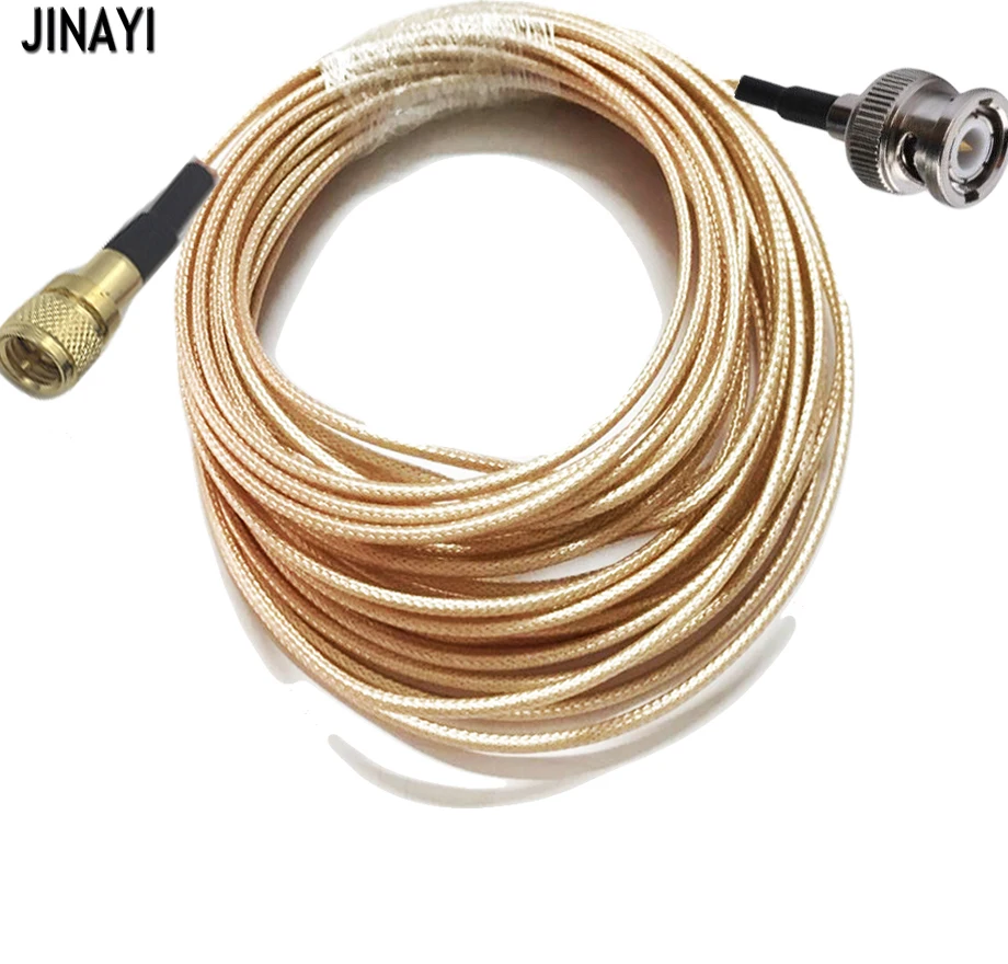 Microdot Združljiv M5 moški na BNC Moški Konektor 10-32 UNF Vibracije Pospešek Senzor Test Kika RG316 Kabel 1m 3m, 5m in 10m