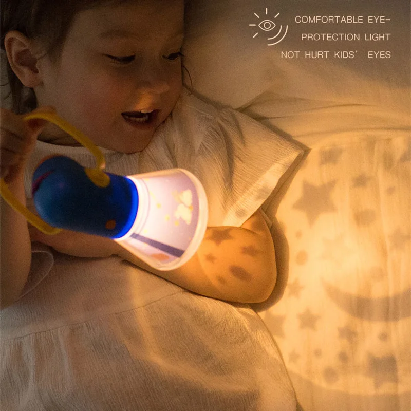 MiDeer Otrok Noč Lučka Projekcija Svetilke Večfunkcijsko Zgodba Projektor Otroke Zgodaj Izobraževalne Nočni Spalnik Svetlobna Igrače