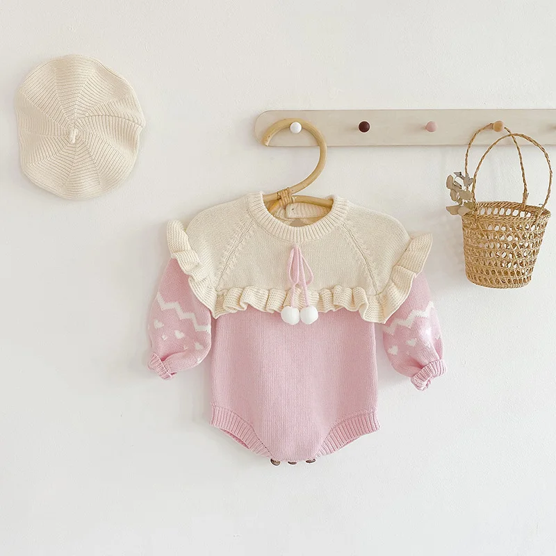 MILANCEL2020 jeseni baby dekleta elegantna oblačila za malčke dekliška obleka, otroška plesti bodysuit