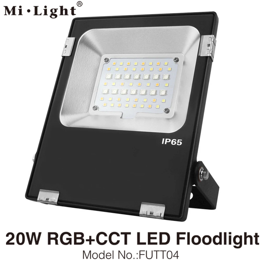 Milight RGB+SCT LED Poplav Luči 10W 20W 30W 50 W 100W AC86-265V 2.4 G Daljavo / WiFi Nadzor IP65 Vodotesen LED Žaromet