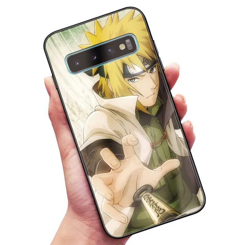 Minato Namikaze Anime Naruto kaljeno steklo coque Telefon primeru zajema lupini Za Samsung Galaxy S8 S9 S10e S10 Opomba 8 9 10 Plus