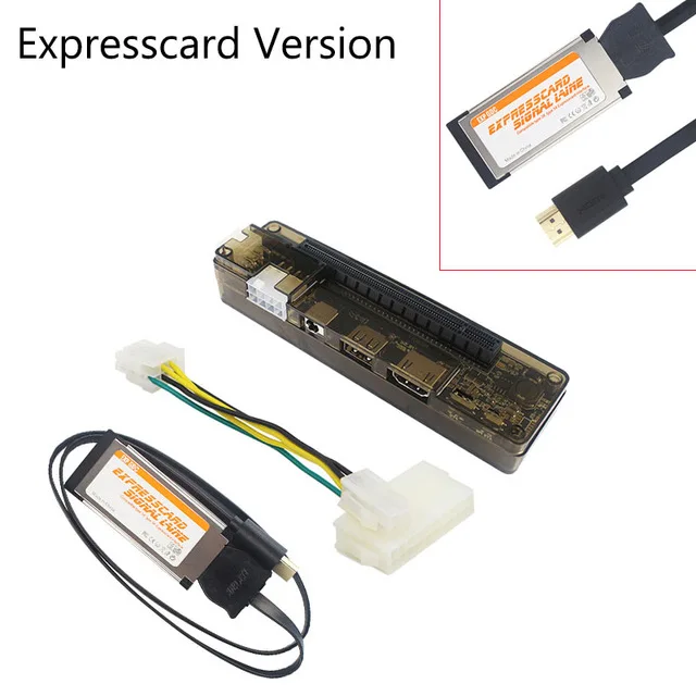 Mini 8Pin/6Pin PCI Expresscard Vmesnik EXP GDC PCI-E Prenosni Zunanji Video Kartice Dock Grafično Kartico za Prenosni računalnik Razširitveno Postajo