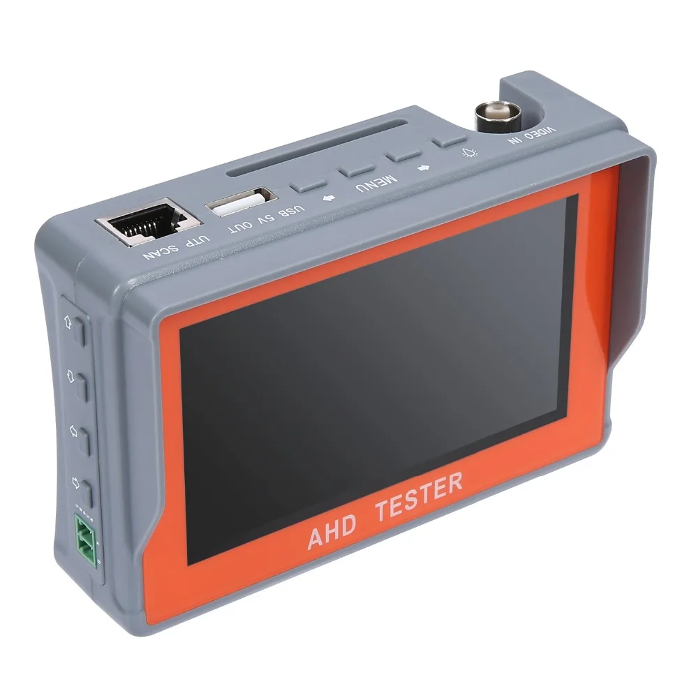 Mini CCTV TVI Test 4.3 Palčni HD AHD CCTV Tester Monitor AHD 1080P Analogni Fotoaparat Testiranje PTZ UTP Kabel Tester 12V 1A Izhod