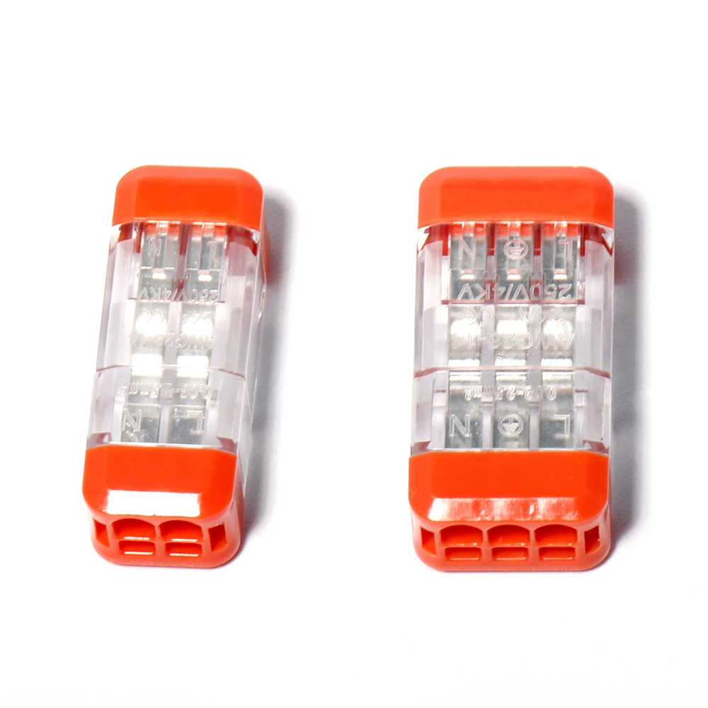 Mini Hitro priključek preplete žice električne spojka pritisni in PCT univerzalno dozi mix kompakten ožičenje kabel LED tip terminala