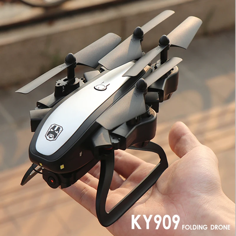 Mini KY909 Zložljive RC Brnenje z Camera 4K 0.3 MP 5MP HD WiFi FPV Helikopter Optični Tok RC Quadcopter Strokovno dron Igrače