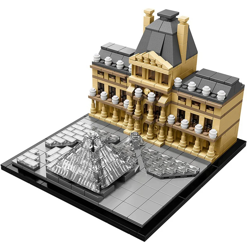 Mini Louvre Bloki Arhitekture Sydney Opera House Opeke Poševni Stolp v Pisi Vodnjak Trevi Model Stavbe Igrače Za Otroke