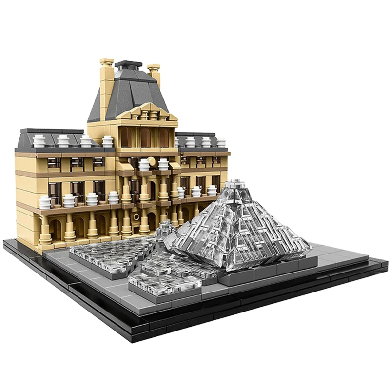 Mini Louvre Bloki Arhitekture Sydney Opera House Opeke Poševni Stolp v Pisi Vodnjak Trevi Model Stavbe Igrače Za Otroke