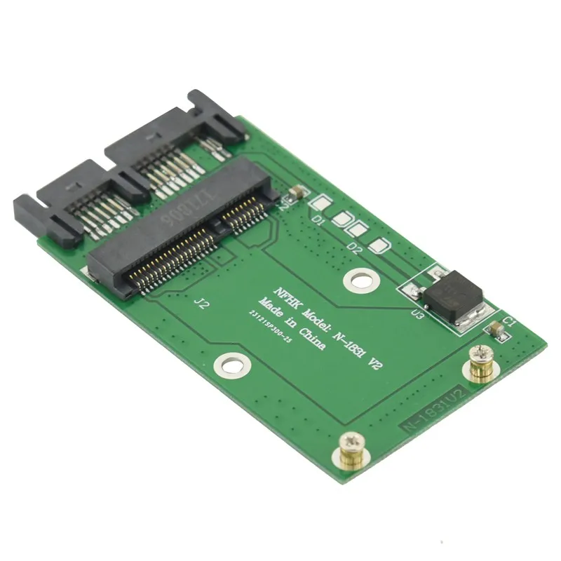 Mini PCI-e mSATA SSD 1,8 palčni Mikro-SATA Adapter Pretvornik Modul za Kartico Odbor