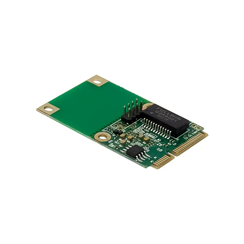 Mini PCIe LAN strežnik omrežna kartica Intel I210AT GbE Ethernet RJ45 adapter za kartico 1000m mini pci-e pretvornik dual port gibabit