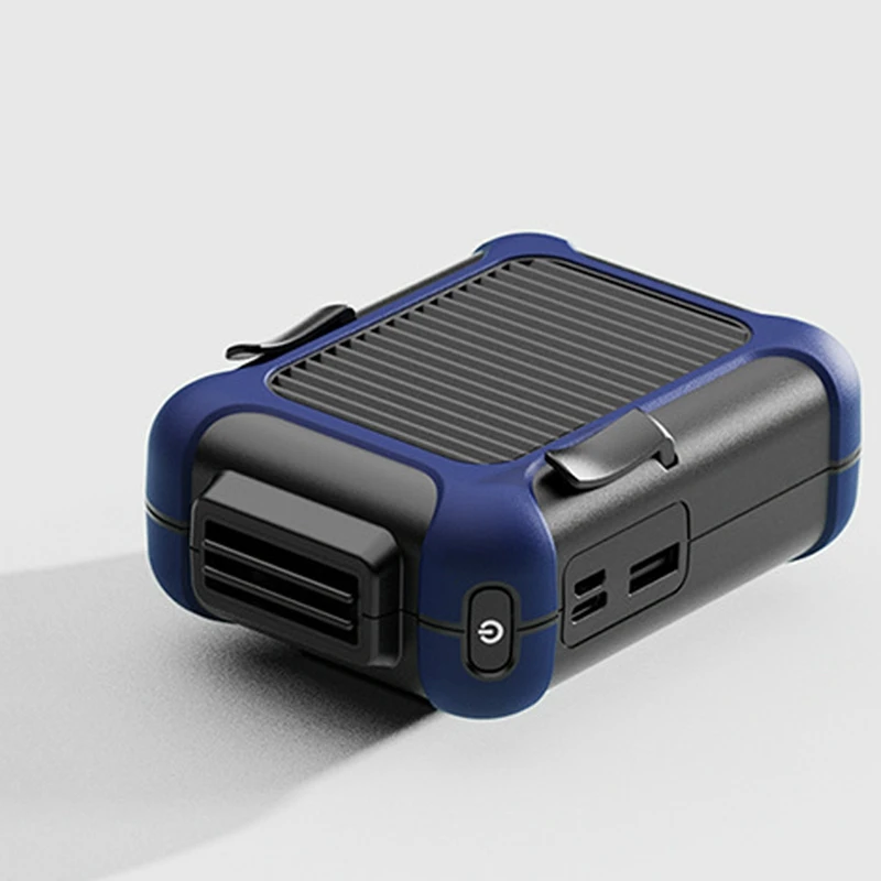 Mini Prenosni Ventilator Pasu Posnetek Ventilator USB Polnilne klimatska Naprava 4000 mah za na Prostem Delovnem Kampiranje, Ribolov