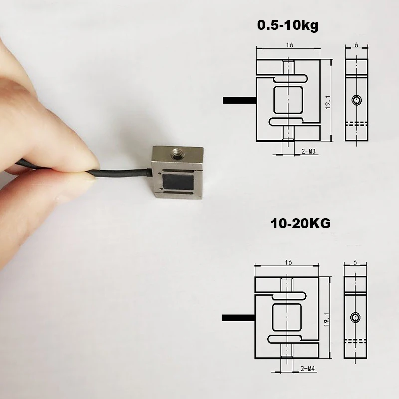 Mini S tip napetost senzorja, 0,5 kg-50 KG S tip tehtanje senzor teže tlačni senzor S merilne celice teža senzor Visoke natančnosti