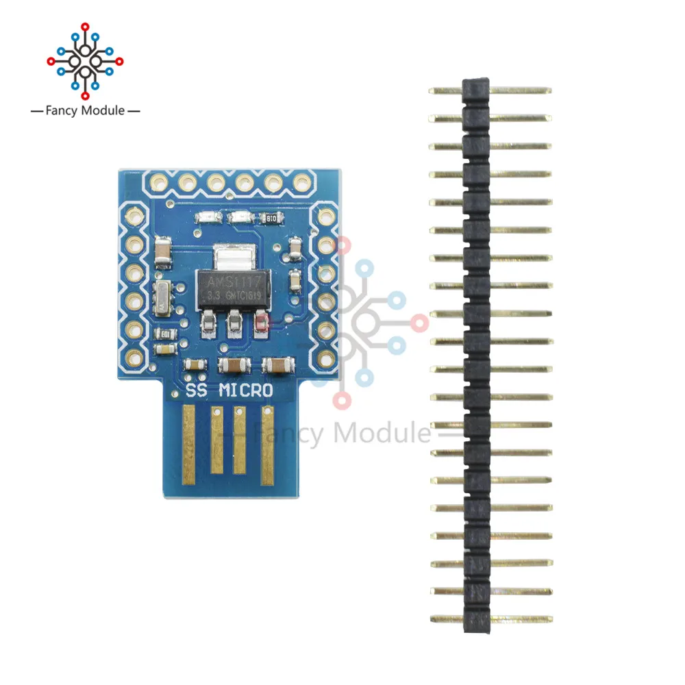 Mini SS Mikro ATMEGA32U4 Modul Odbor Združljiv Za Arduino Pro Mikro