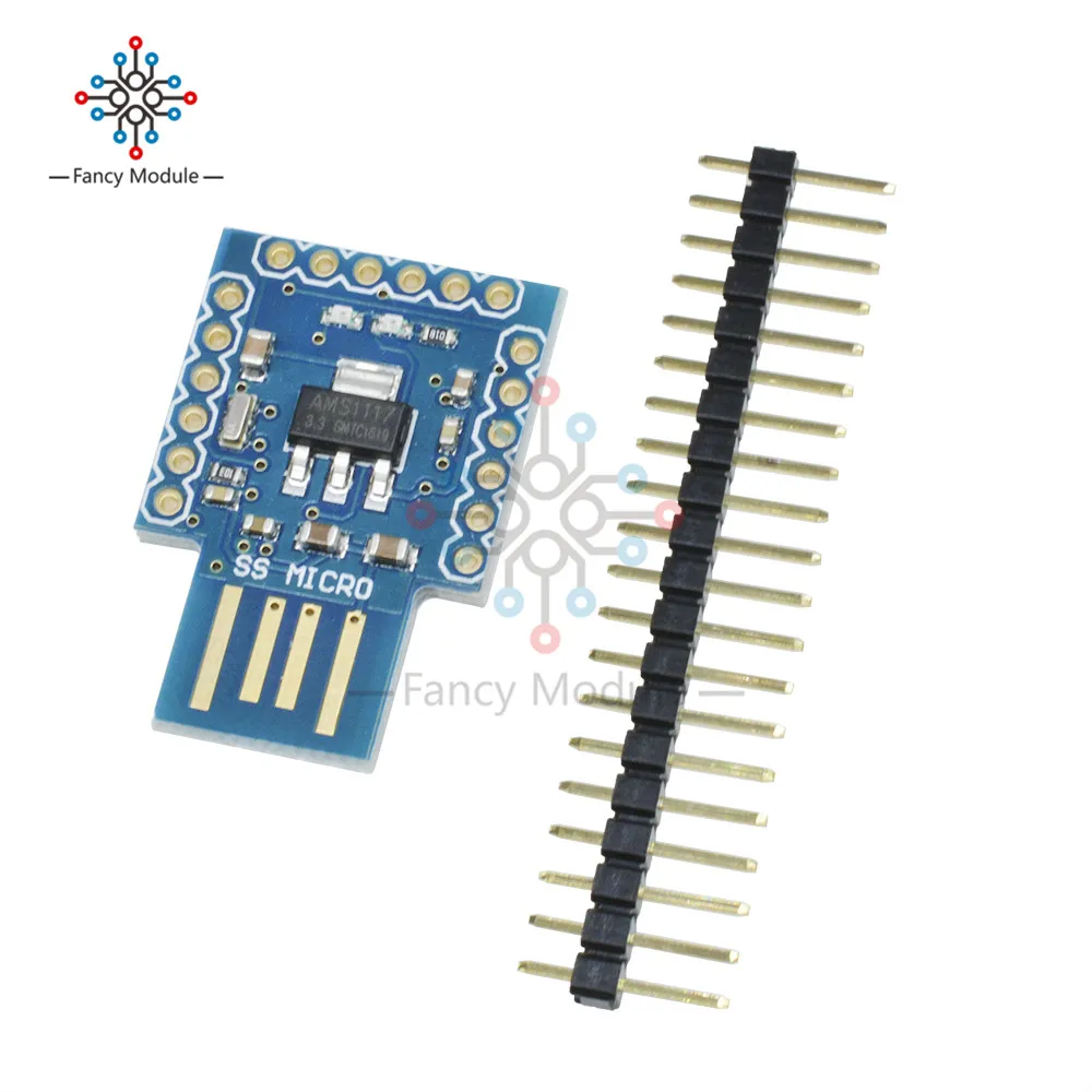 Mini SS Mikro ATMEGA32U4 Modul Odbor Združljiv Za Arduino Pro Mikro