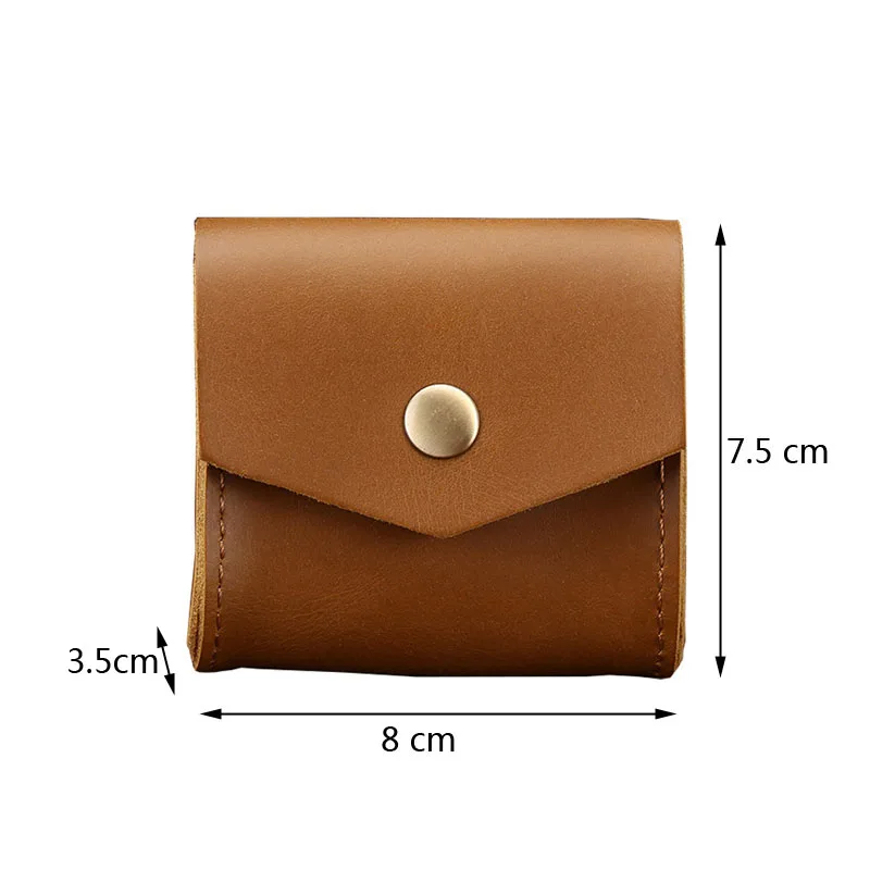 Mini Usnjene Denarnice Obliko Bill vrečko za Shranjevanje Majhnih Retro Dokument Vrečko 8*3.5*7.5 cm