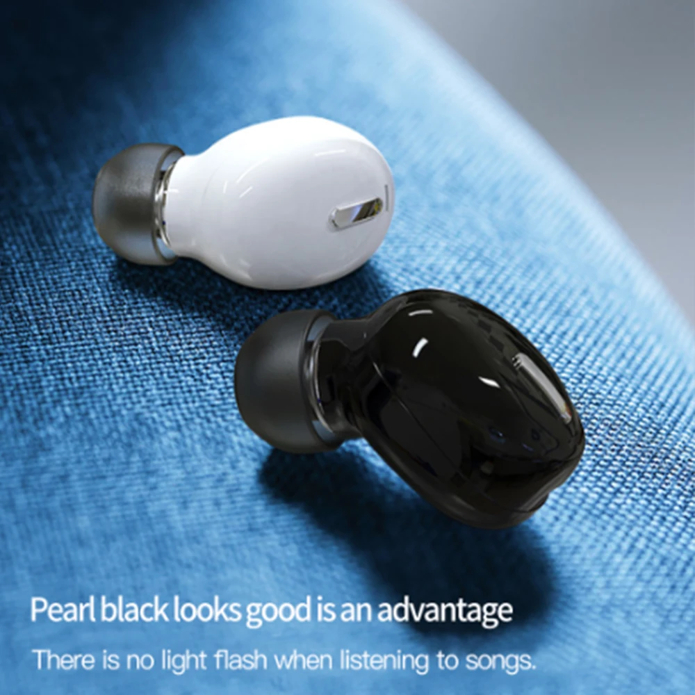 Mini V Uho Bluetooth Slušalka Bluetooth 5.0 Hi-fi Brezžične Slušalke Z Mikrofonom Šport Prostoročne Stereo Zvok Čepkov za vse telefone