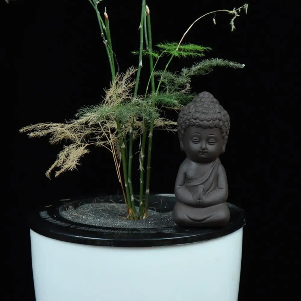 Mini Vrt Pribor Kip Bude, Čaj Pet Keramične Figurice Zen Feng Vrt Miniature Doma Dekor Shui Meditacija Skulptura A2T3