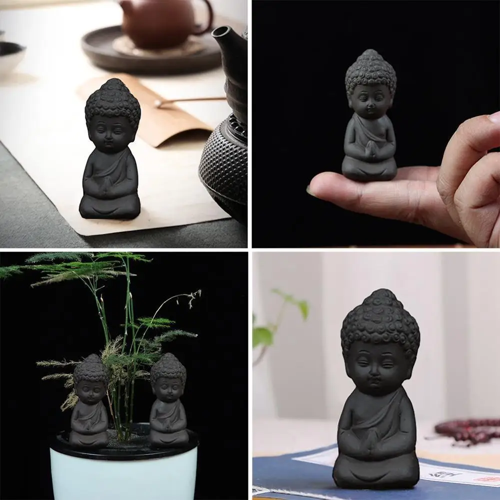 Mini Vrt Pribor Kip Bude, Čaj Pet Keramične Figurice Zen Feng Vrt Miniature Doma Dekor Shui Meditacija Skulptura A2T3
