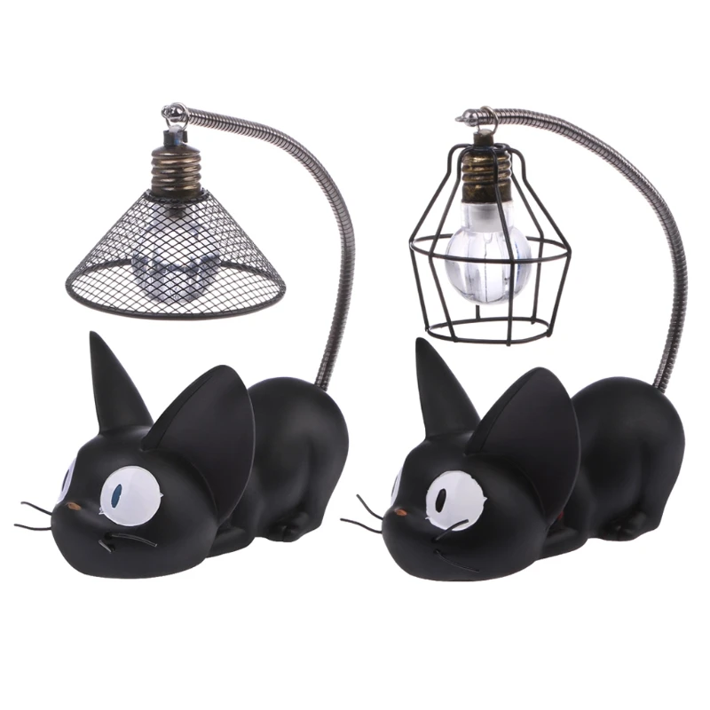 Miniaturni Mačka Noč Svetlobe Smolo Obrti Tabela Dekoracijo Okras Doma Dodatki