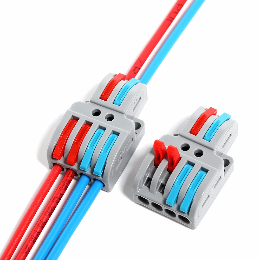 Minitype Električne žice, priključki faston Multi-port Universalt Hitro Napeljava kabla Potisnite V Priključek Blok accessorie