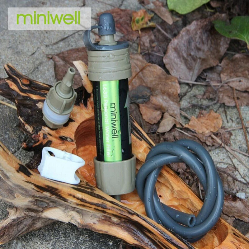 Miniwell Prostem Preživetje Sili Kartuše Vodni Filter Čistilec filter dodatna oprema za kampiranje, pohodništvo