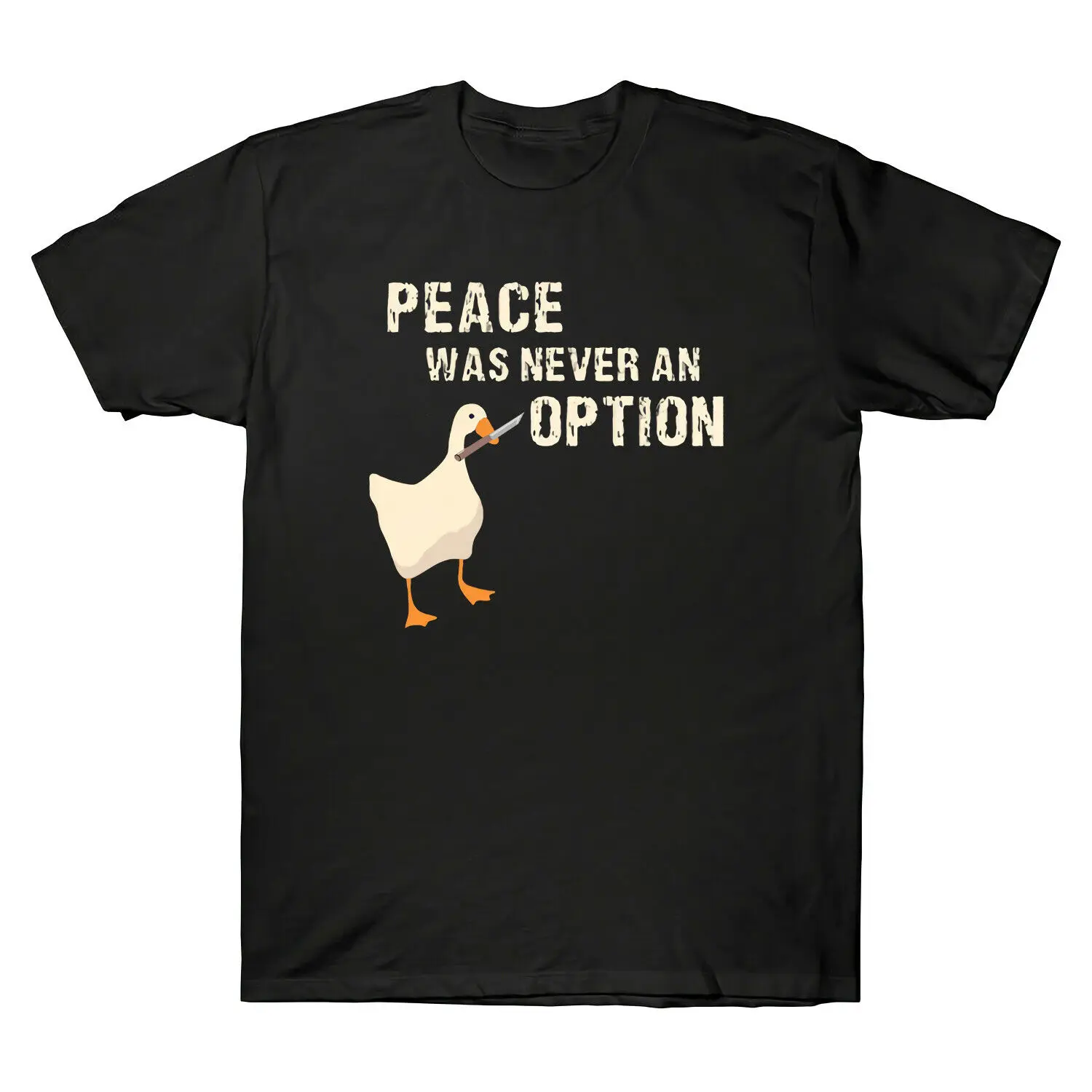Mir je Bil Nikoli Možnost Gos Smešno Igri Meme Letnik moška T-Shirt majica Cotton Tee