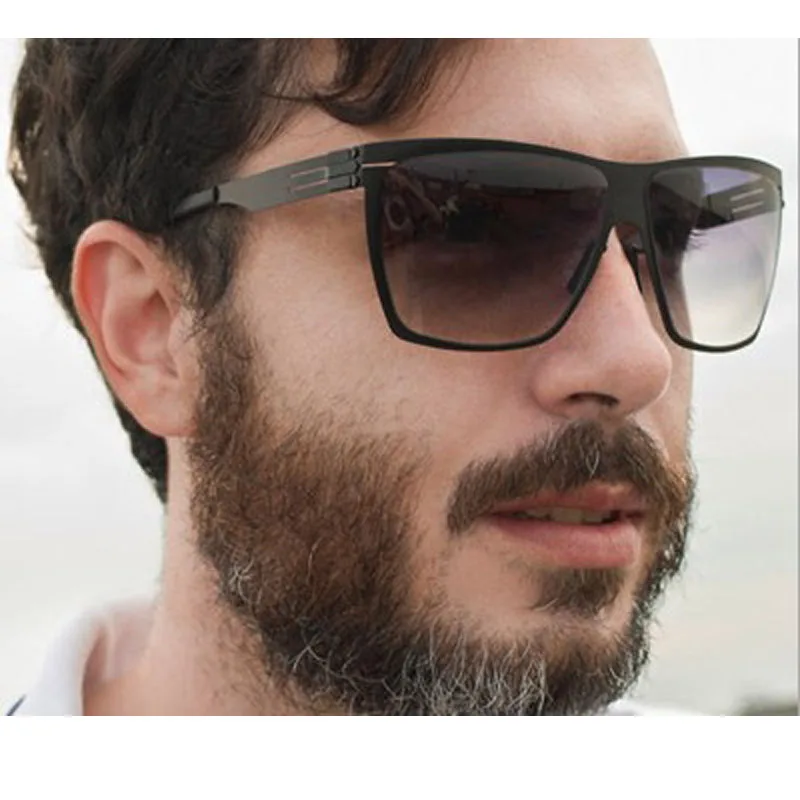 MIZHO 2020 Moda Cobain Kvadratnih Polarizirana sončna Očala Moških Gradient Letnik Klasičnih Ščit blagovne Znamke UV400 sončna Očala Človek Vožnje