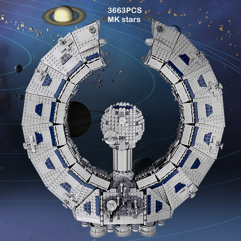MOC 13056 Star Set Vojne Destroyer Lucrehulk Razred Bojna Droid Nadzor Ladje združljiv gradnik Opeke Darilo