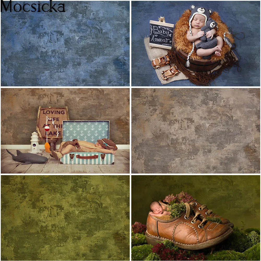 Mocsicka Retro Barva Abstraktne Fotografije Kulise za Novorojenega Otroka, Otroški Portret Fotografski Studio Fotografijo Ozadja