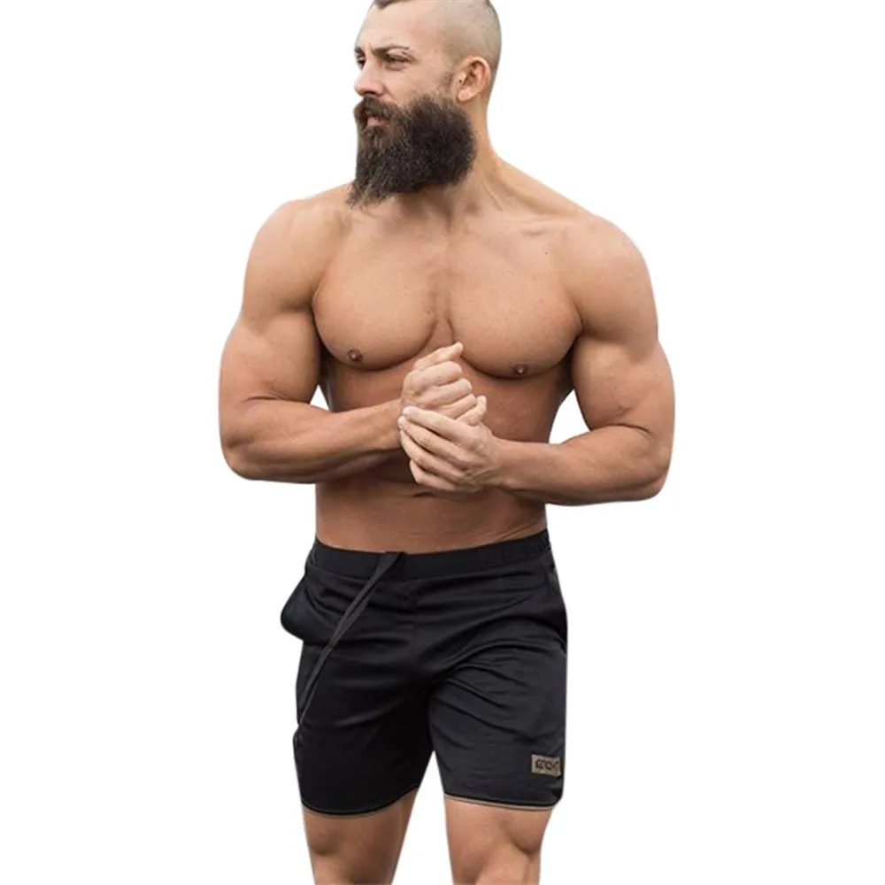 Moda 2020 hlače moški Športni Usposabljanje Bodybuilding Poletje Hlače za Vadbo Fitnes visoke kakovosti kratek homme#guahao