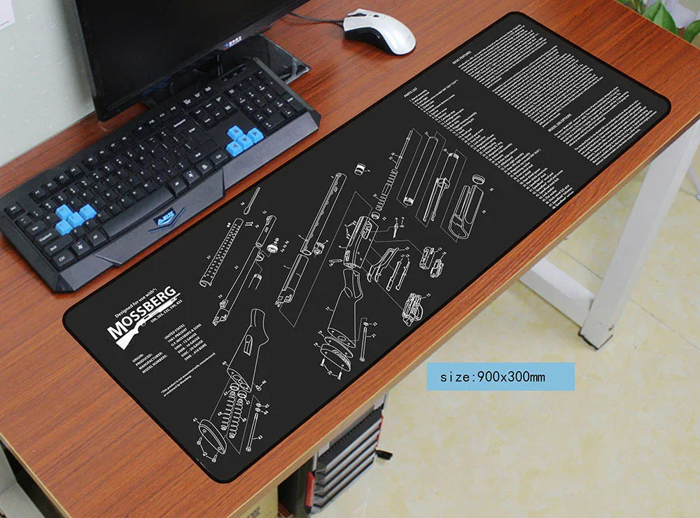 Moda 900x300x3mm ar15 mouse pad gaming mousepad igralec z miško mat pad igro po meri računalnik m14 padmouse laptop igrajo preproge