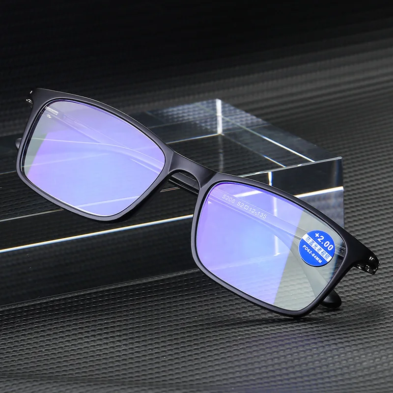 Moda Anti-Modra Svetloba Ultralahkih Moških Računalnik Obravnavi Očala Za Ženske Presbyopia Bralec Letnik Kvadratnih Branje Glasse