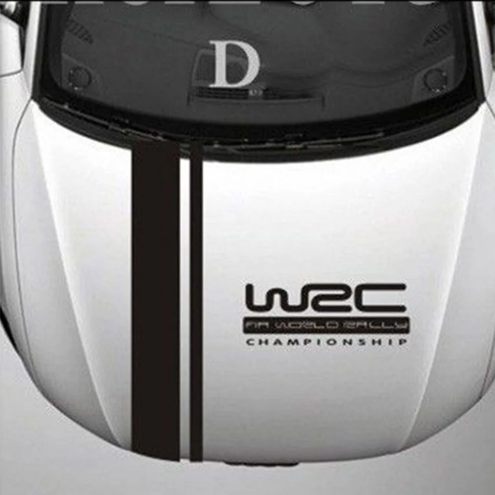 Moda Kapuco WRC Avto Nalepke Avto Zajema Vinil Dirke Športnih Nalepko Glavo Avto Nalepke Zaviti Vinilne Nalepke za Avto Glavo Dekoracijo