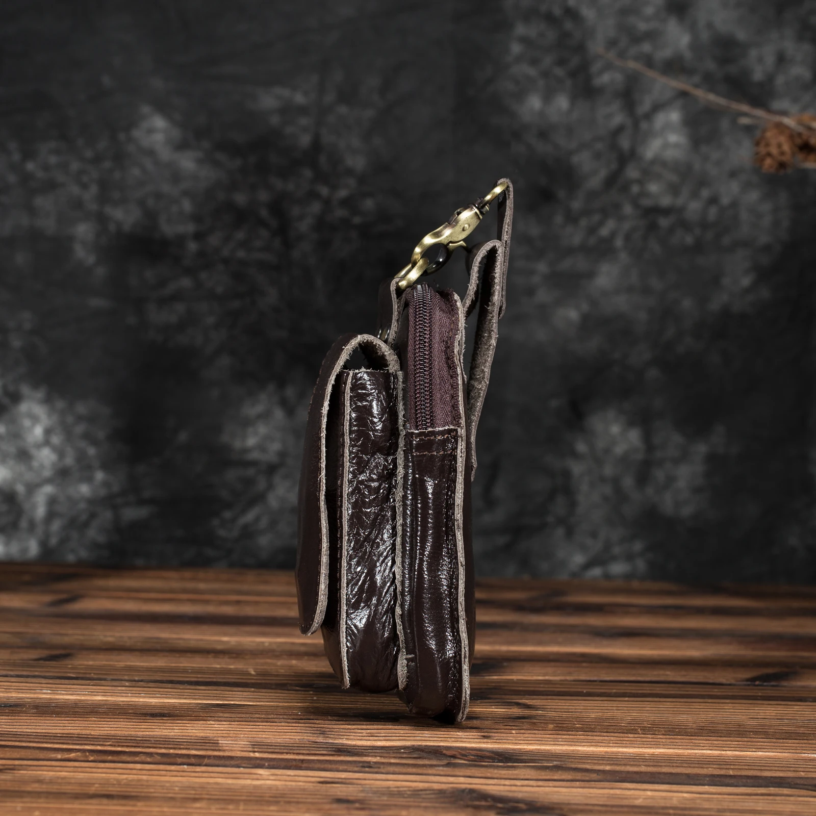 Moda Kave, Usnja Mala Poletna Torbica Hook Design Pasu Pack Bag Cigaret Primeru 6