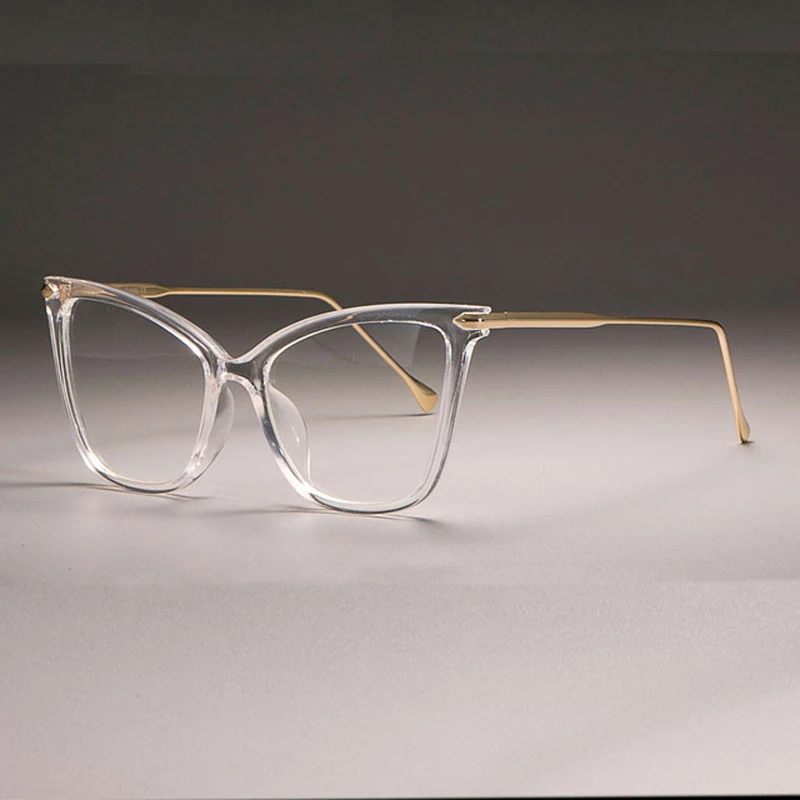 Moda Mačka Oči, Sončna Očala, Okviri Za Ženske Luksuzne Blagovne Znamke Oblikovalec Seksi Prevelik Kovinski Okvir Optičnega Eye Glasses Očala Oculos