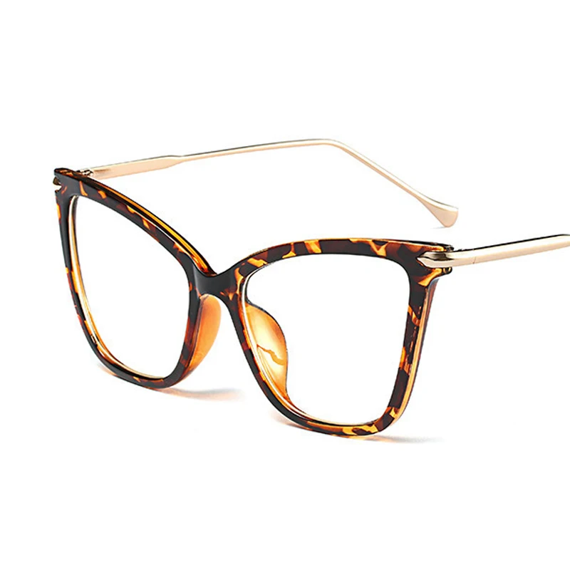 Moda Mačka Oči, Sončna Očala, Okviri Za Ženske Luksuzne Blagovne Znamke Oblikovalec Seksi Prevelik Kovinski Okvir Optičnega Eye Glasses Očala Oculos