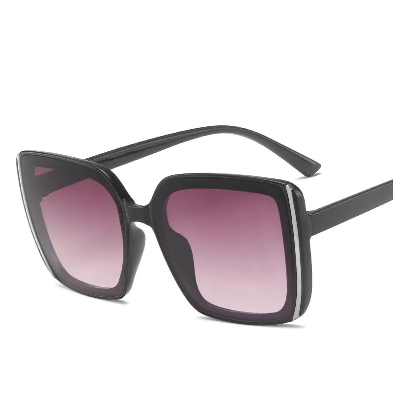 Moda Plastičnih Ženske sončna Očala Oversize Kvadratnih Moških Vintage Retro Gradient sončna Očala blagovne Znamke Oblikovalec UV400 Gafas De Sol