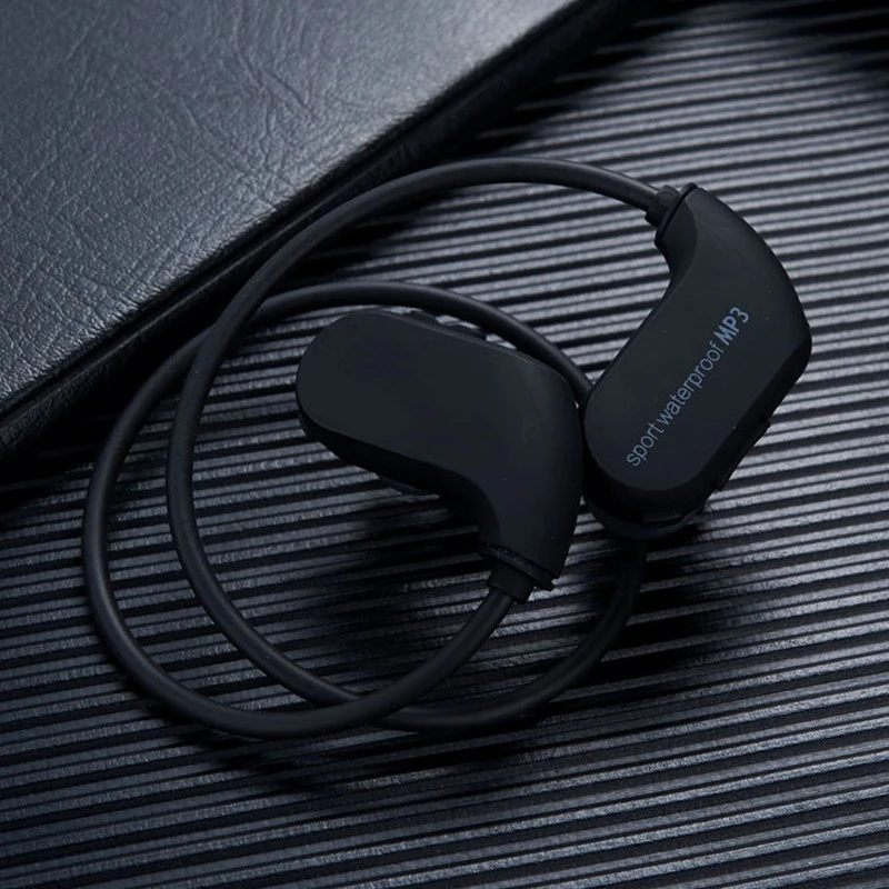 Moda Prostem IPX8 Nepremočljiva Plavanje MP3 Predvajalnik Šport Slušalke HiFi Glasbeni 4G/8G Pomnilnika, Potapljanje, Tek Dustproof Slušalke