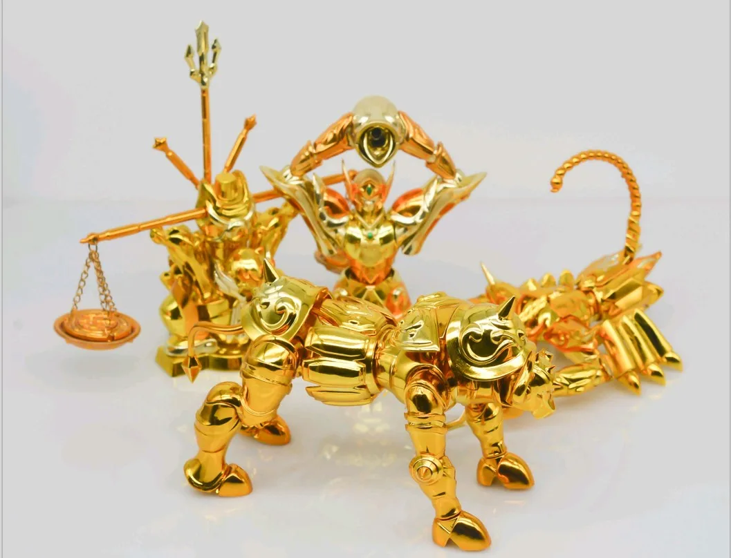 MODEL NAVIJAČI na zalogi, mini krpo mit DDP 100mm EX zlato saint Scorpio Milo s predmetom kovinski oklep akcijska figura, igrača