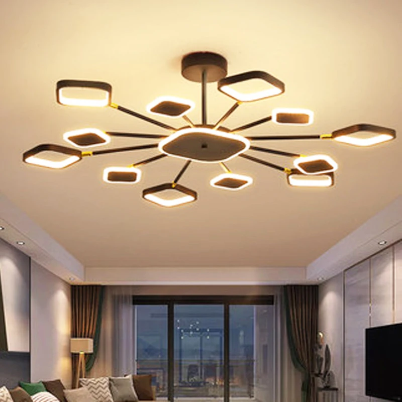 Moderna dnevna soba LED stropna svetilka DIY spalnica lestenec, jedilnica hodnik, stropne luči LED lestenec razsvetljavo svetilka