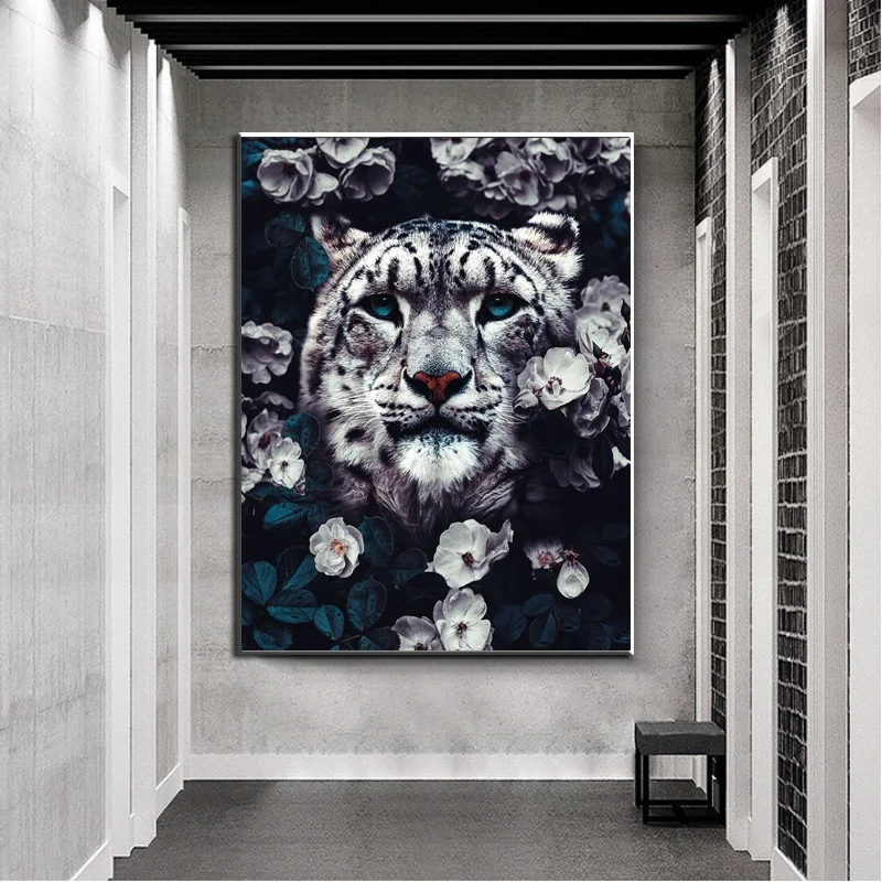 Moderne Stenske Platno Slikarstvo Živali Umetnost Plakatov Tiskanje Tiger, Leopard Doma Stenske Slike za Dnevni Sobi Doma Steno Cuadros Dekor