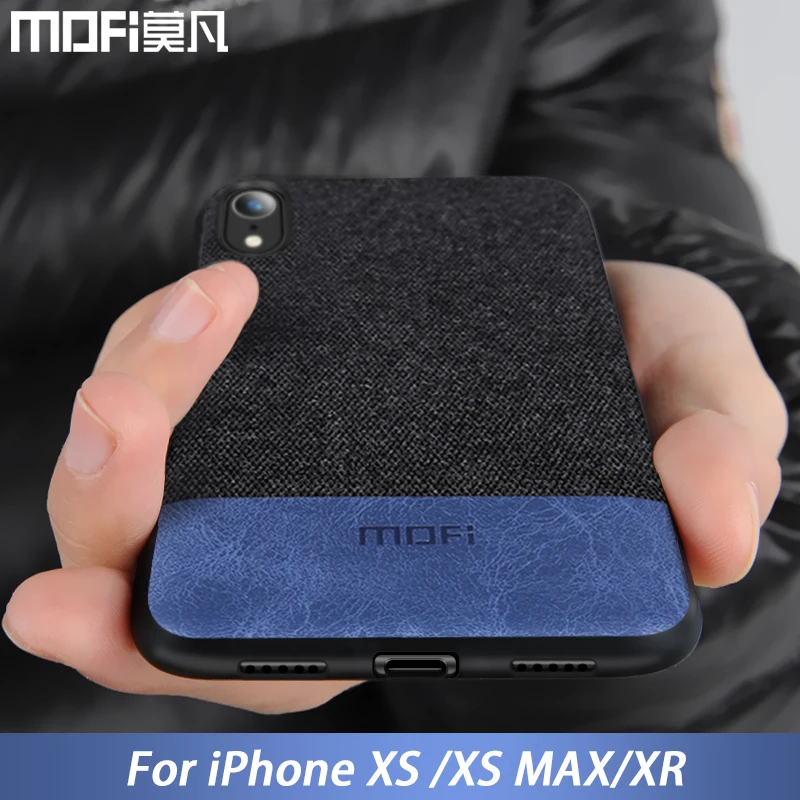MOFi original ohišje za iPhone XS primeru kritje za iPhone XR tkanine zaščitni silikonski coque capas za iPhone XS Max primeru