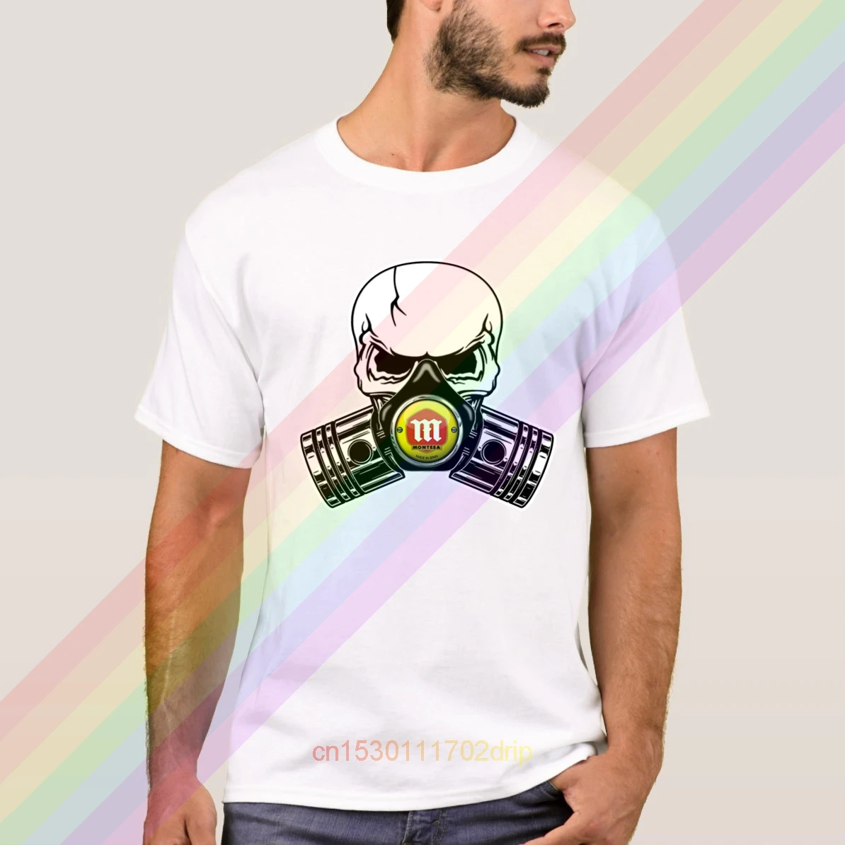 Montesa Motorna kolesa Lobanje Logotip T-Shirt 2020 Najnovejše Poletje Moške Kratke Rokav Priljubljena Tees Majica Vrhovi Unisex Neverjetno