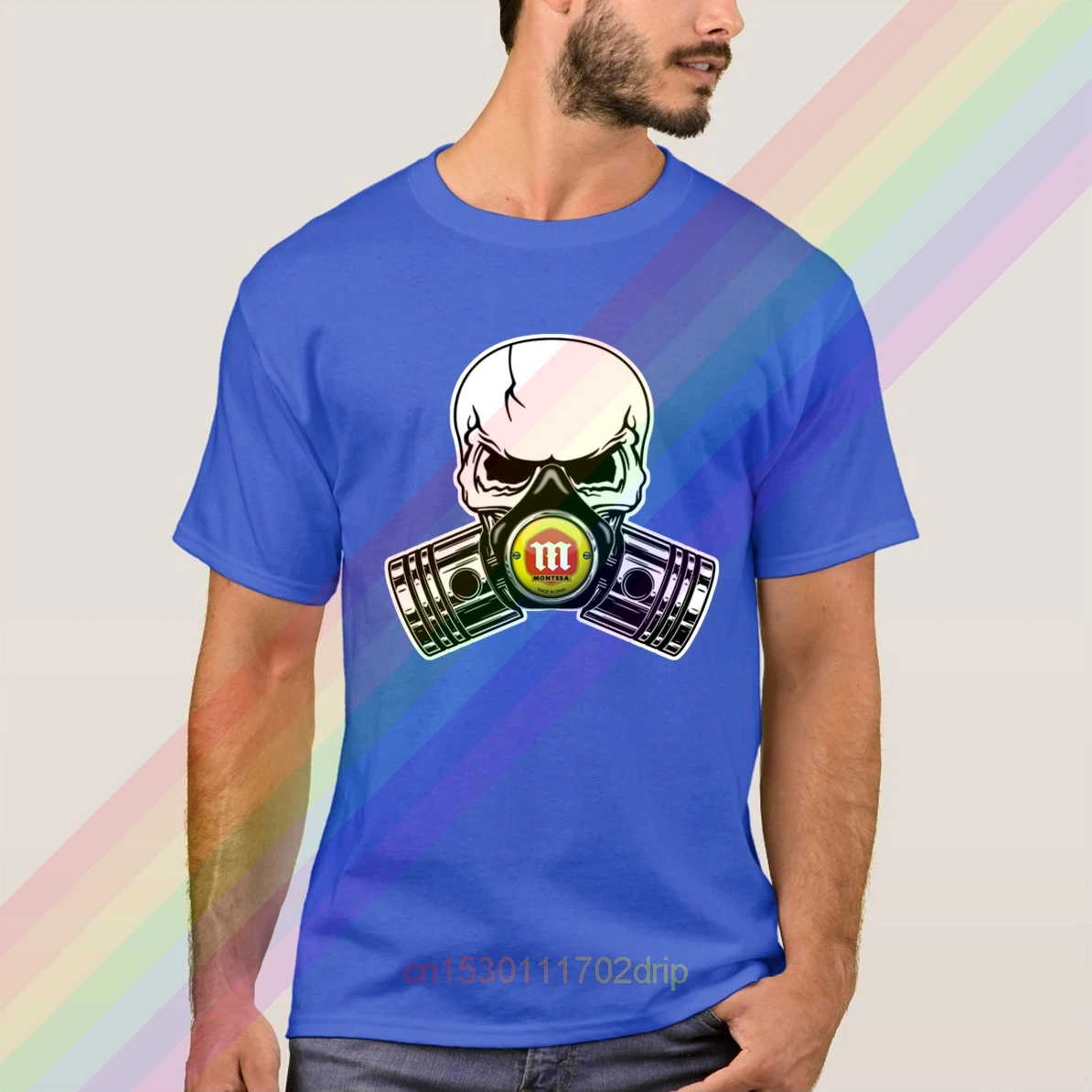 Montesa Motorna kolesa Lobanje Logotip T-Shirt 2020 Najnovejše Poletje Moške Kratke Rokav Priljubljena Tees Majica Vrhovi Unisex Neverjetno