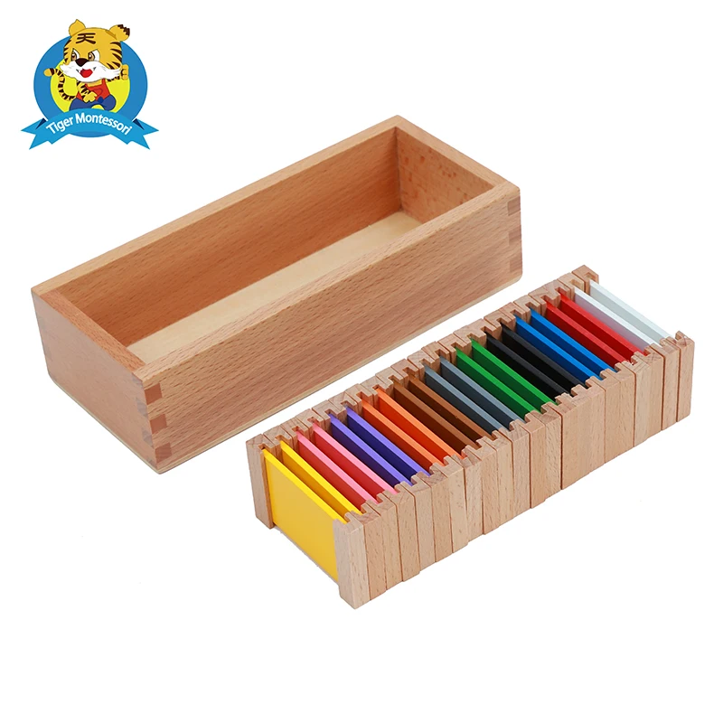 Montessori Barve Tablet(2. Polje) beechwood igrača