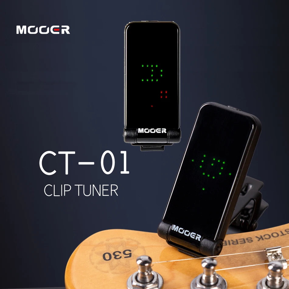 MOOER CT-01 funkcije, hitro in natančno iskanje Visoko Natančnost Kromatične LCD-Zaslon Kitara Tuner za Bas Kitaro