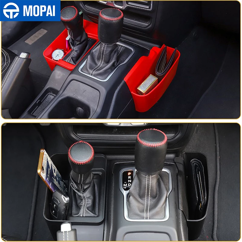 MOPAI Nalaganje Tidying za Jeep Wrangler JL 2018+ ABS Avto Orodje Plošče Strani Škatla za Shranjevanje za Jeep Wrangler JL 2018+ Dodatki
