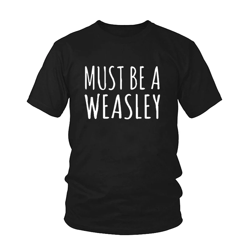 MORA BITI WEASLEY Črke Natisni Ženske Tshirt Bombaž Priložnostne Smešno Majica s kratkimi rokavi Za Dekle Top Tee Hipster Tumblr Ženska t-shirt majica