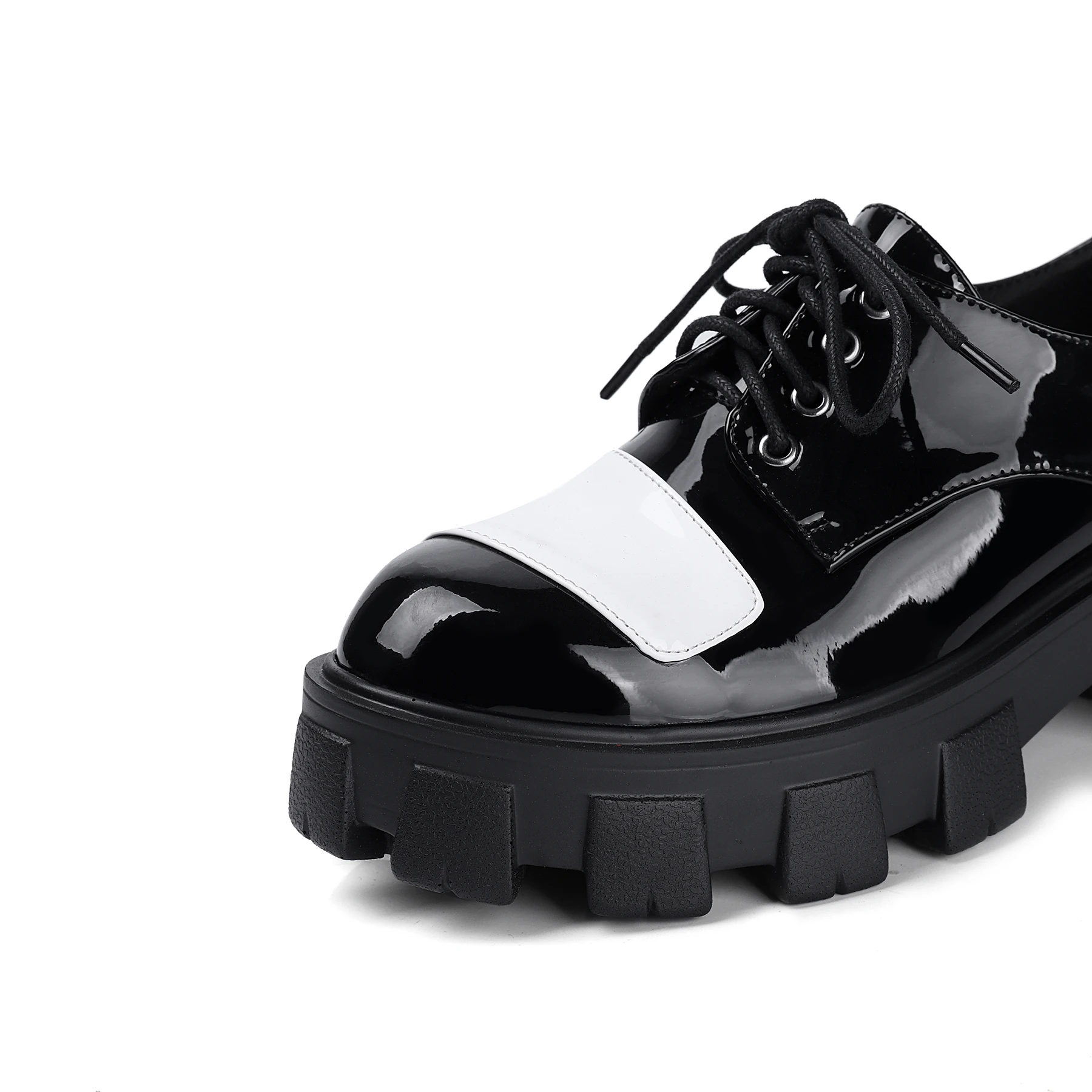 MORAZORA 2020 jeseni novo prispeli enotni modni čevlji ženska visoke kakovosti priložnostne čevlji lakasto usnje krog toe med petah čevlji